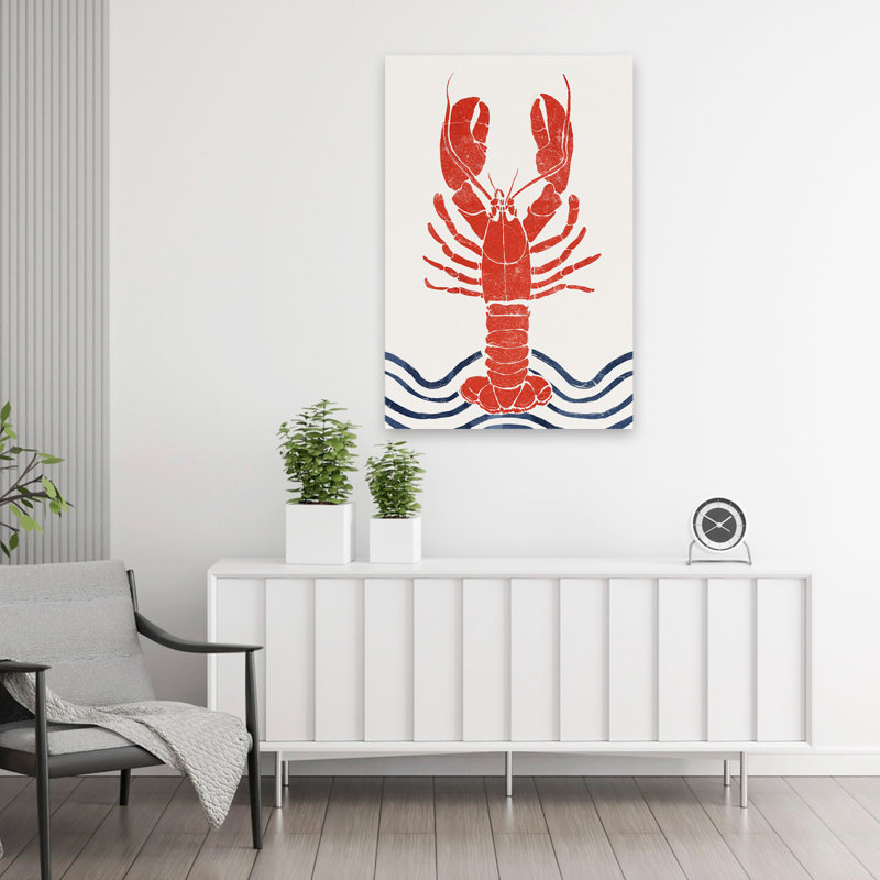 Lobster - Animals Cuisine Fish Lobsters Art, 36" H x 24" W