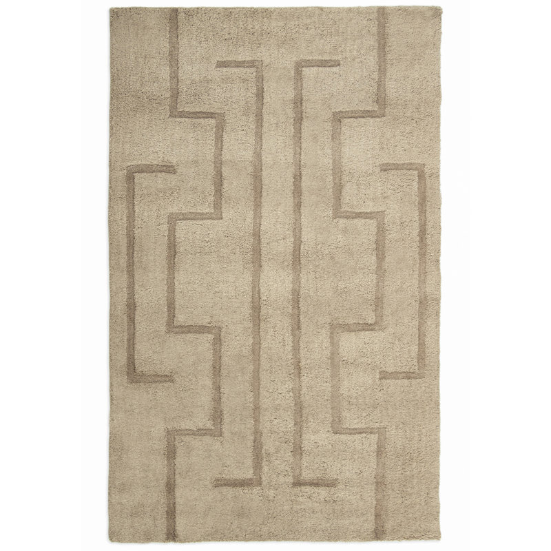 Tapis en laine Gearhart, Rectangle de 5 pi x 8 pi
