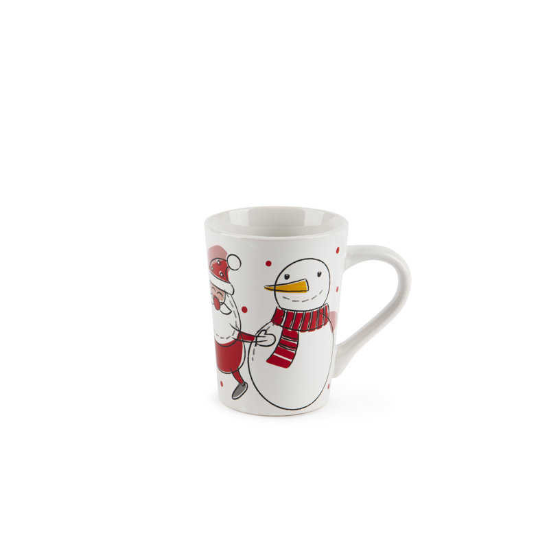 Snowman Porcelain New Bone Chain Coffee Mug