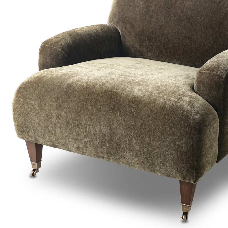Kent Chair, Malmo Olive Polyester Blend