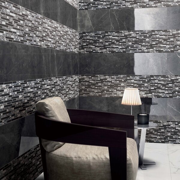 Supreme Tile Galaxy Micro-Beveled Linear Mosaic Wall Tile & Reviews ...