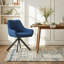 Gefjun 46cm H Upholstered Metal Armchair-1560522141