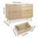 Jermel 47.2'' W Unfinished 4 - Drawer Dresser