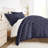 Duvet Cover Set Patterned Microfiber Ultra Soft Bedding in Midnight Blossoms-105814188