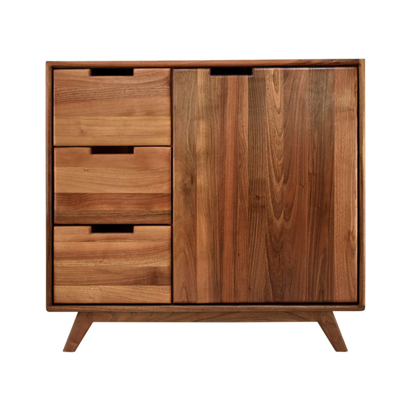 Topanga 36" Single Bathroom Vanity Base Only in Walnut
