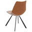 Chaise d'appoint en similicuir Greer-1870022982