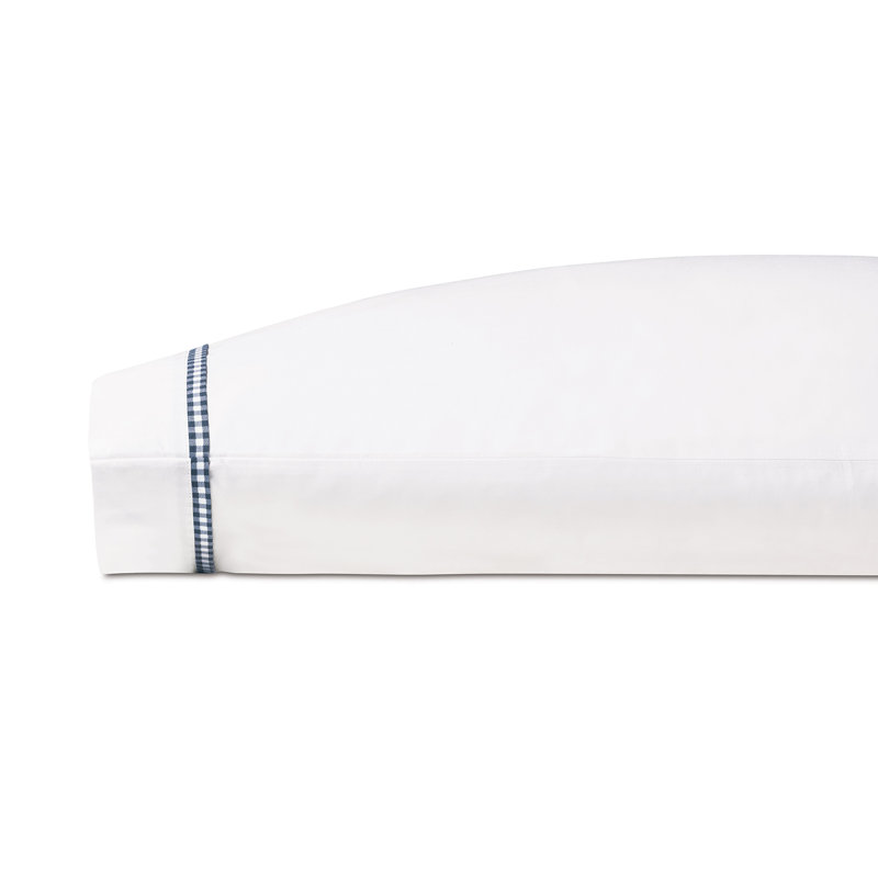 Malaya Pillow Case, Navy, King Pillowcase