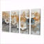 Douce gloire matinale crémeuse abaisse le champ IV - Art mural crémeux - décoration murale traditionnelle-348415292-348415288