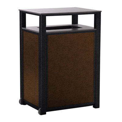Aluminum Open Pull Out Trash Can