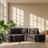 Sup Furn106.3" W x 57.9" D x 29.5" H Chenille Fabric Modular Sectional Sofa-128954073