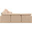 Ensemble modulaire de coin en velours 5 pièces Itala-94482437