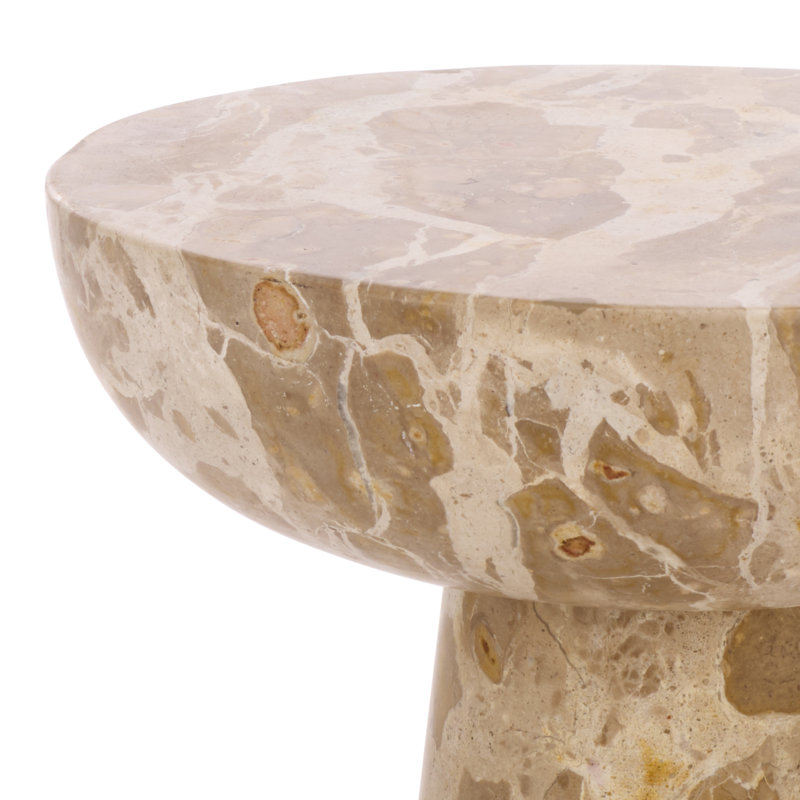 Table d'appoint Glendale, Beige