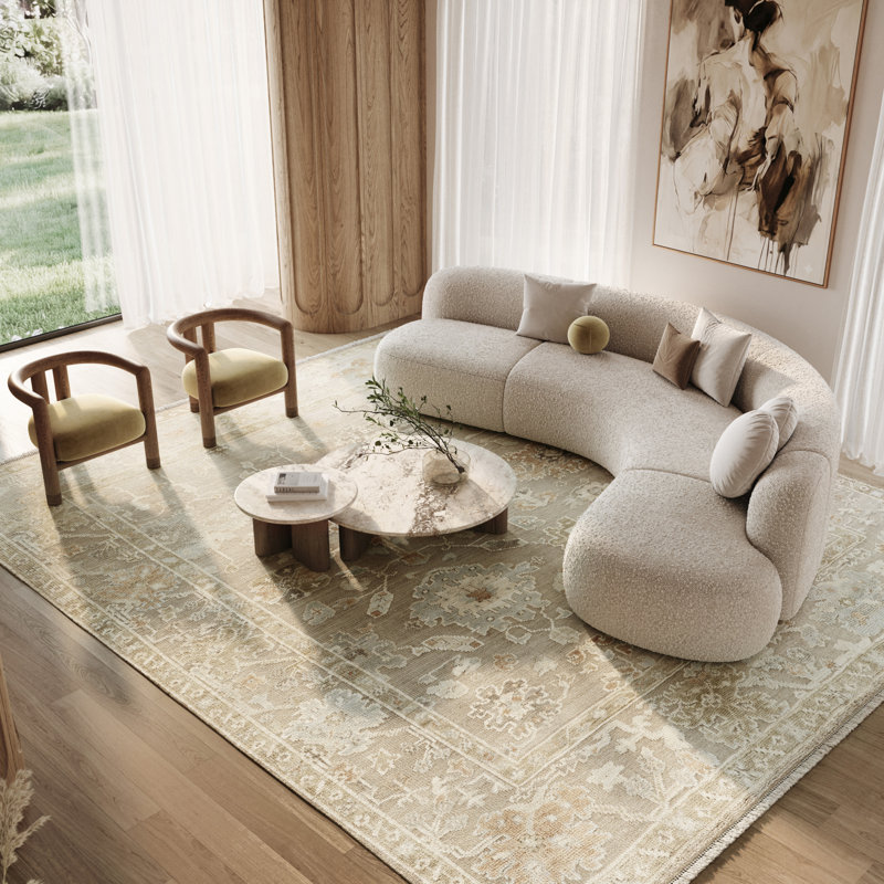 Nourison Tiffinie 10' x 14' Taupe Vintage Indoor Rug, Rectangle 10' x 14'