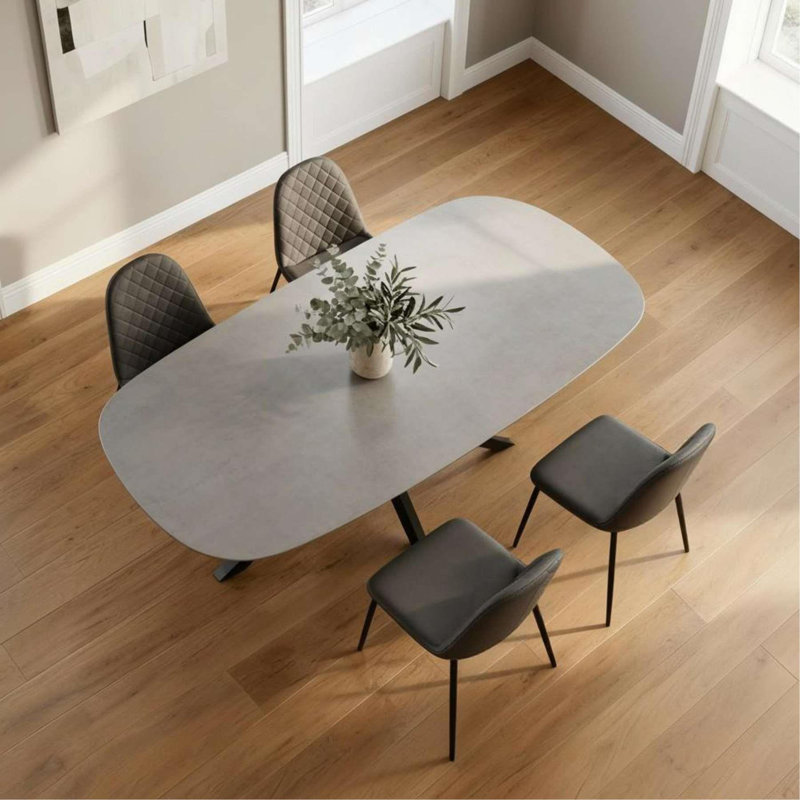 4 - Person Dining Set, 76cm H x 200cm W x 100cm D