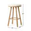 Tabouret de comptoir rembourré 26 po Bramhall