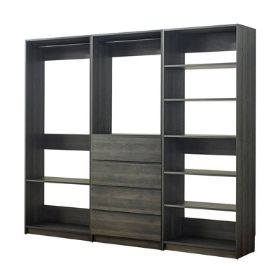 Prosper Freestanding Walk In Wood Closet System