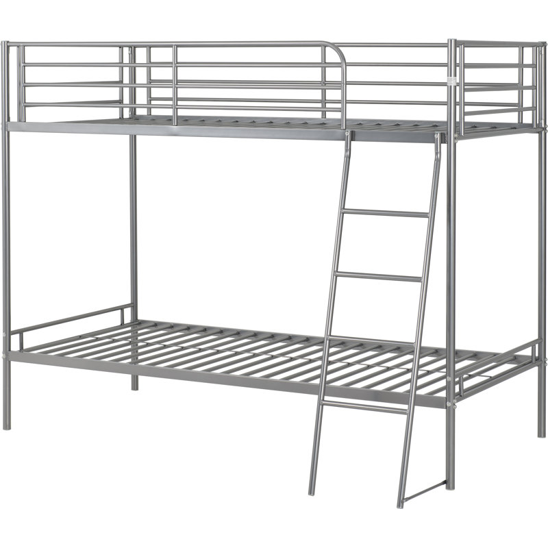 Dore Single Bunk Bed, Silver
