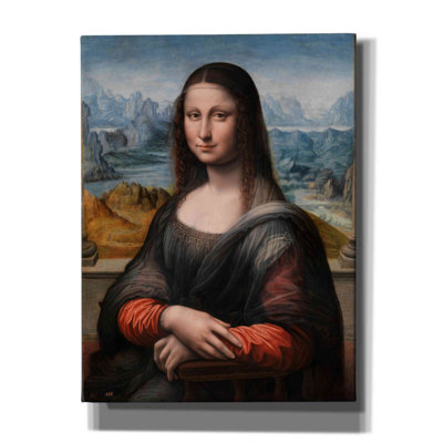 «Mona Lisa Prado» par Leonardo Da Vinci, reproduction sur toile tendue