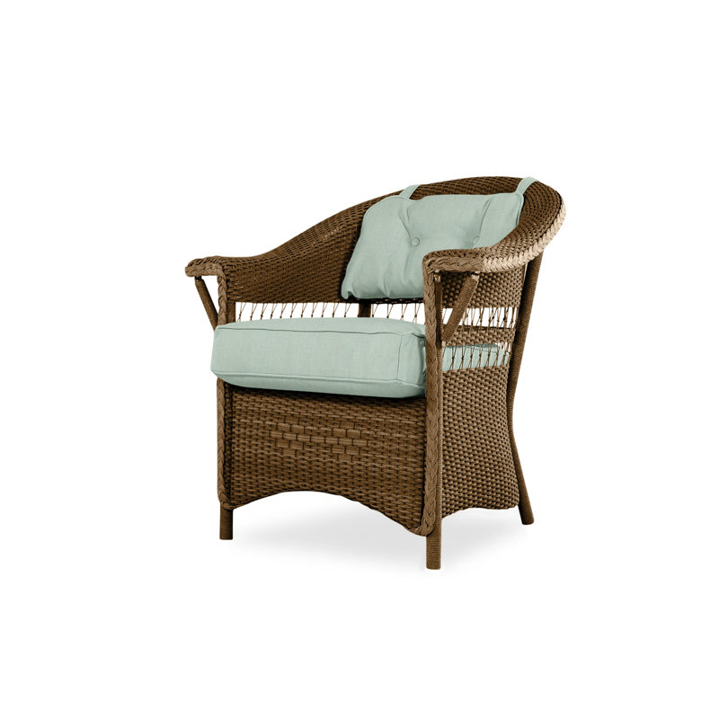 Nantucket Outdoor Dining Armchair, Sandberg Pewter, Bark