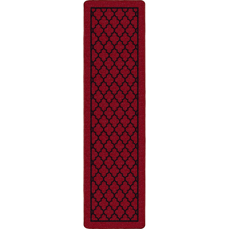 Winter Quilt Christmas Red, Runner 2'1" x 7'8"