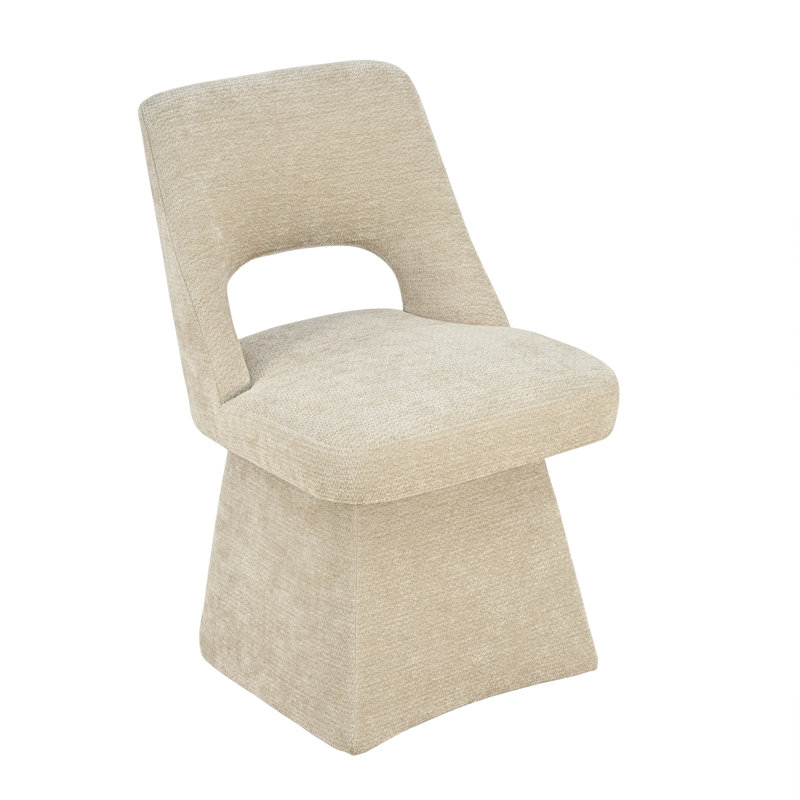 Upholstered Swivel Side Chair, Khaki