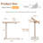 Restful Adjustable Angle Reading End Table-2095771047