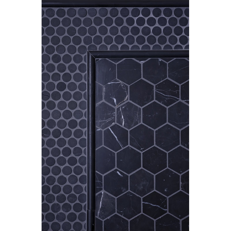 12" x 0.6" Marble Pencil Liner Tile Trim in Polished, Honed