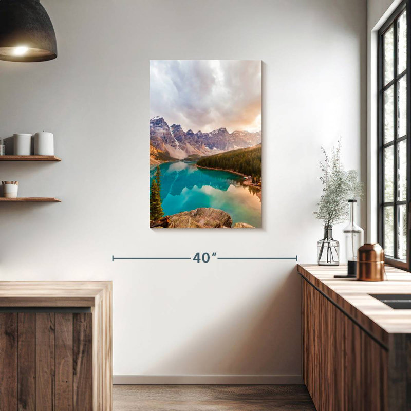 Alvord Glorious Blue Moraine Lake, H 36 po x l 24 po