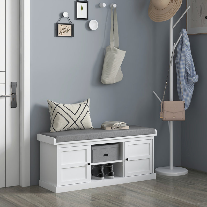 Banc style campagne moderne, White, White