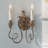 Solange Steel Candle Wall Light-1959627051
