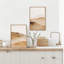 Abstrait paysage de montagne beige, impression d'art minimaliste, moderne, neutre, art mural, décoration de salon-102833343-102833341