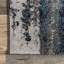 Tapis à motif abstrait pour le salon, la chambre à coucher, la salle à manger et la cuisine Elliott, bleu sarcelle / ivoire-35852285
