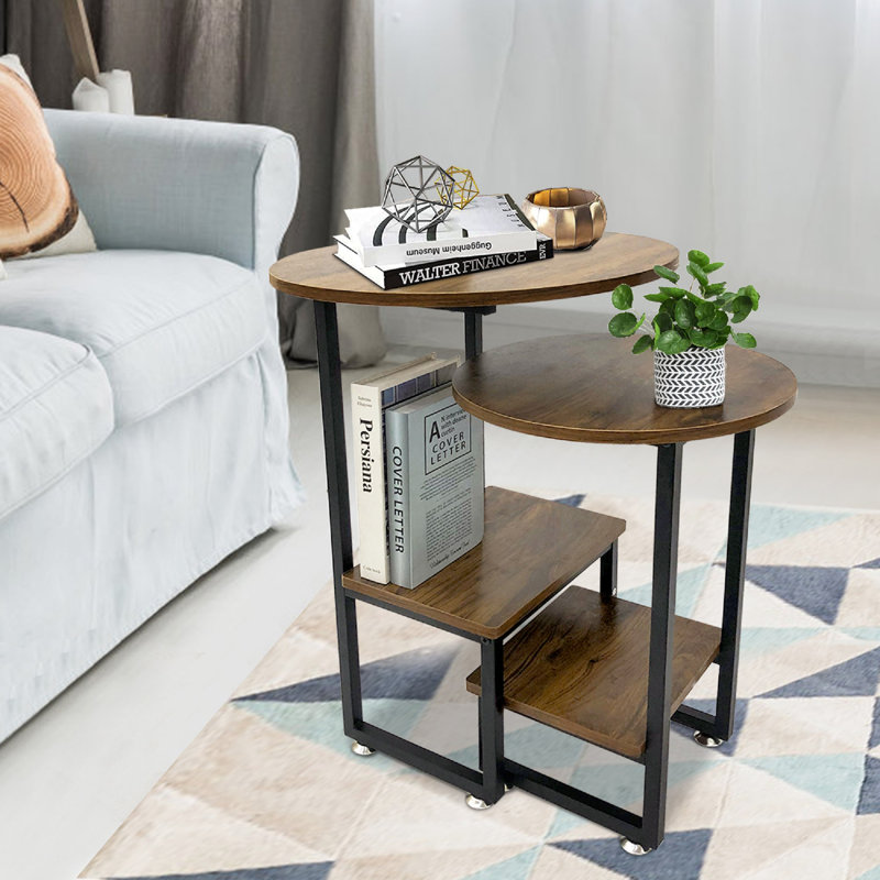 Luckner Nesting Coffee Table, Dark Walnut