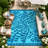 Reversible Waterproof Plastic Straw Outdoor Area Rug for Patio, Camping, Beach,RV & Pool Deck-330866299-330866302