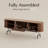 Mid-Century Modern Tambour Door TV Stand With LED Lights, Fully Assembled-1335907604-1333600011