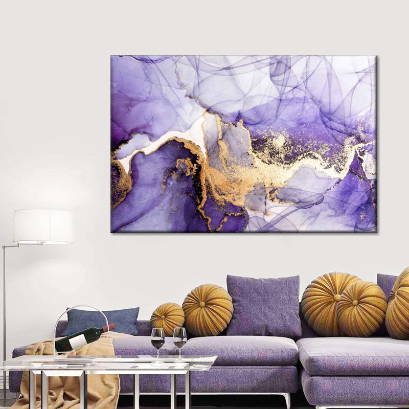 «Purple Haze», reproduction sur toile, H 8 po x l 12 po x P 1 po