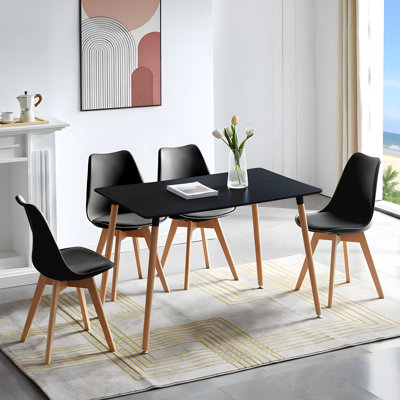 Nero 4 - Person Dining Set
