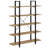 Industrial 5-Tier Bookcase, Metal Frame Open Bookshelf , 71" Tall Storage Shelves For Living Room, Home Office-773402215