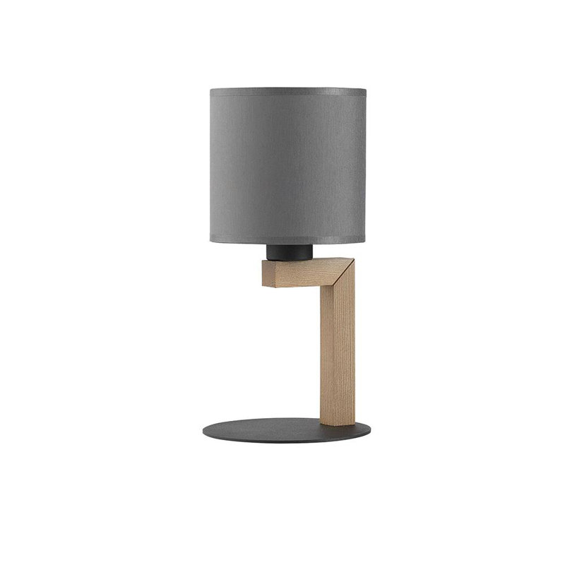 Avdija Metal Lamp, Grey/Wood, Grey