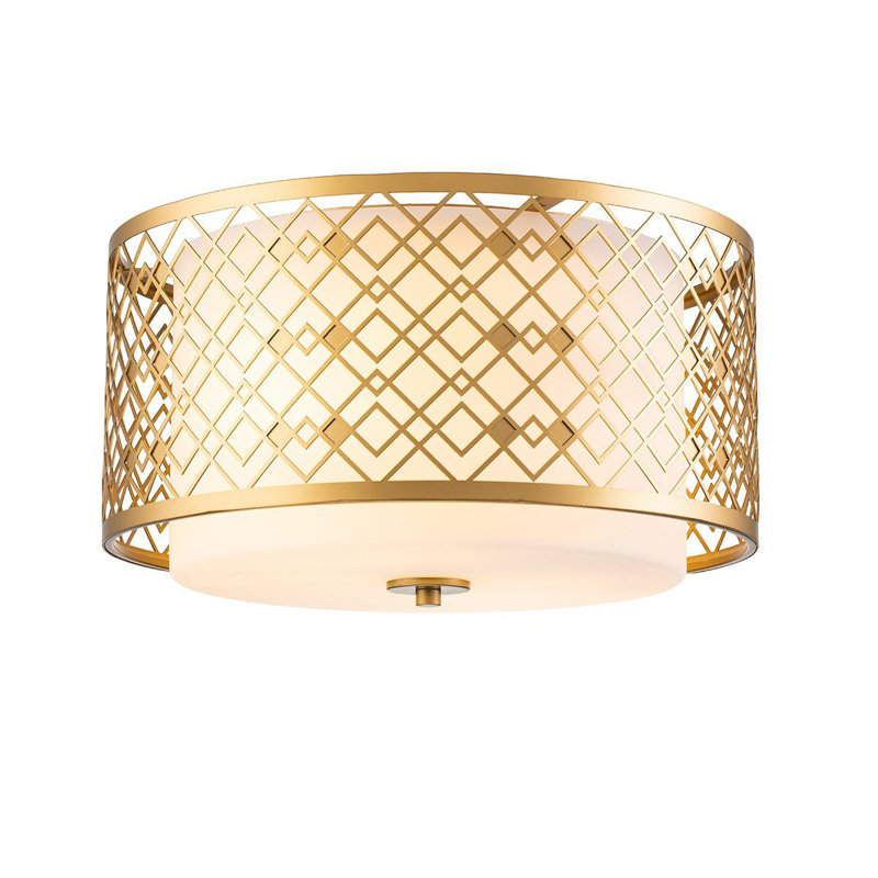 Ziggy Flush Mount, Matte Black
