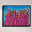 «Peace Love and Flameos», reproduction sur toile-17103412-43596358