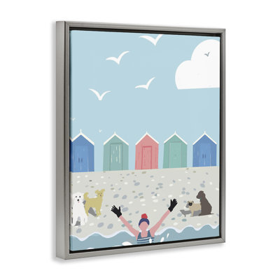 «Dog Friends on Beach» par Betty Boynes