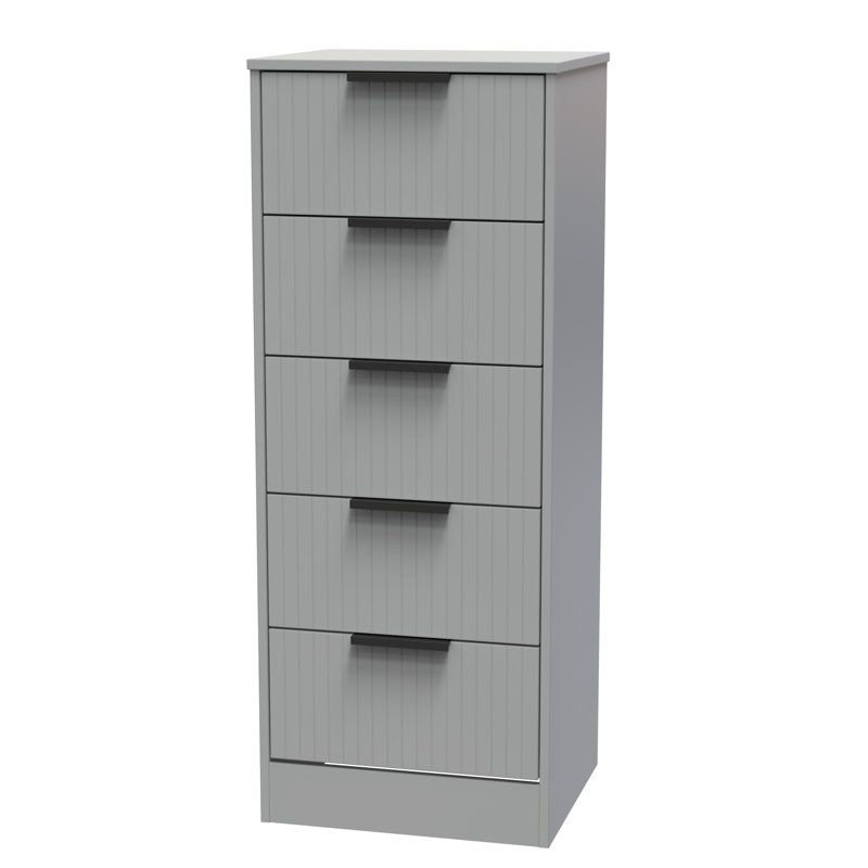 Atsumi 45cm W Manufactured Wood Bedside Table, Dusk Grey