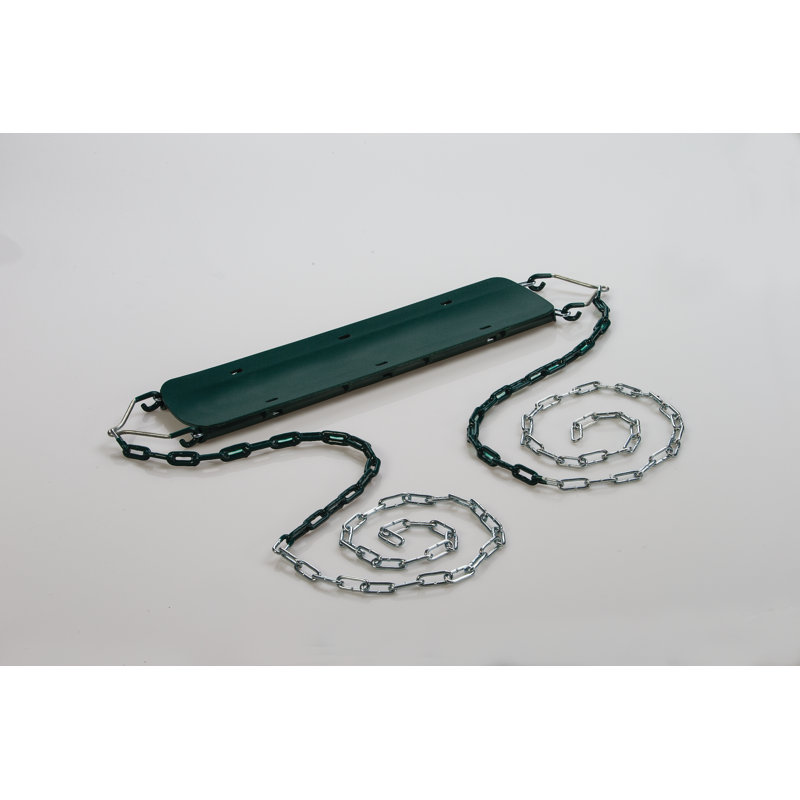 Siège de balançoire vert avec chaînes Beginner, Vert