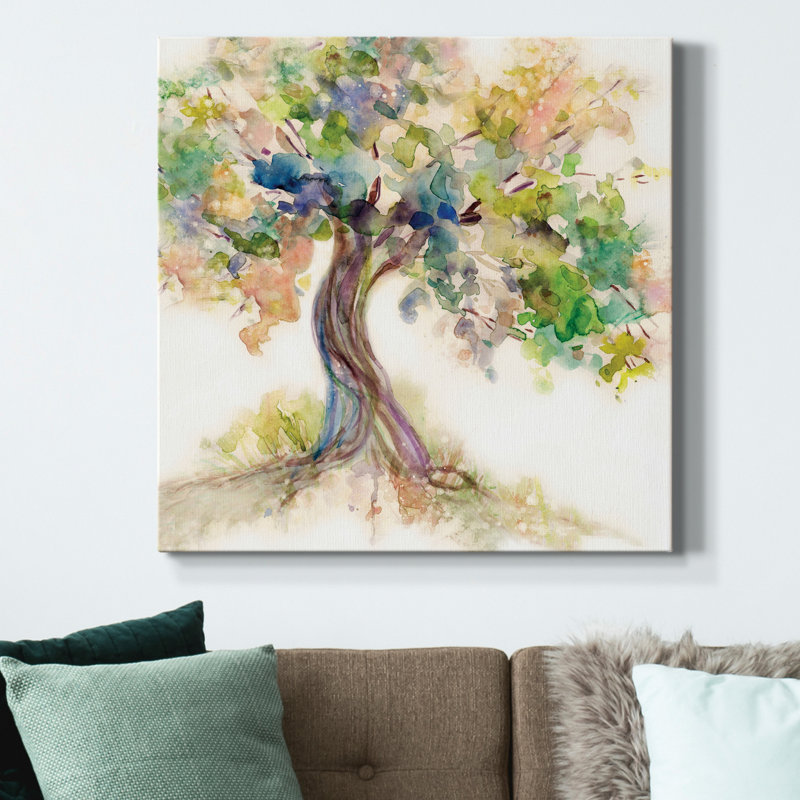 Arbre de vie - reproduction sur toile tendue, H 32 po x l 32 po x P 1,5 po