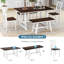 Ensemble de table de salle à manger 6 pièces avec banc Tranel-99487611-78622107