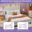 Grand lit plateforme tapissier