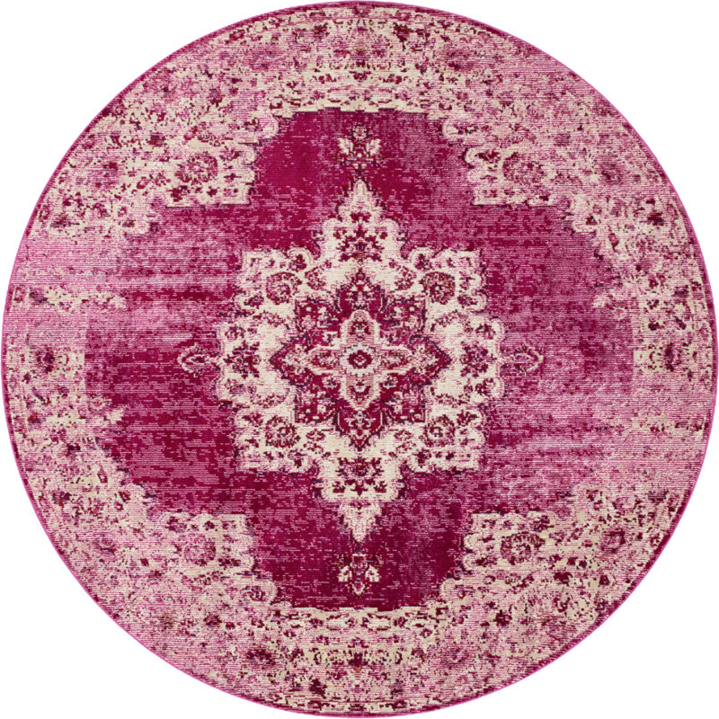 Oriental Indoor Rug, Round 4'1"