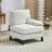 Modular Sectional Sofa With Cream Fabric