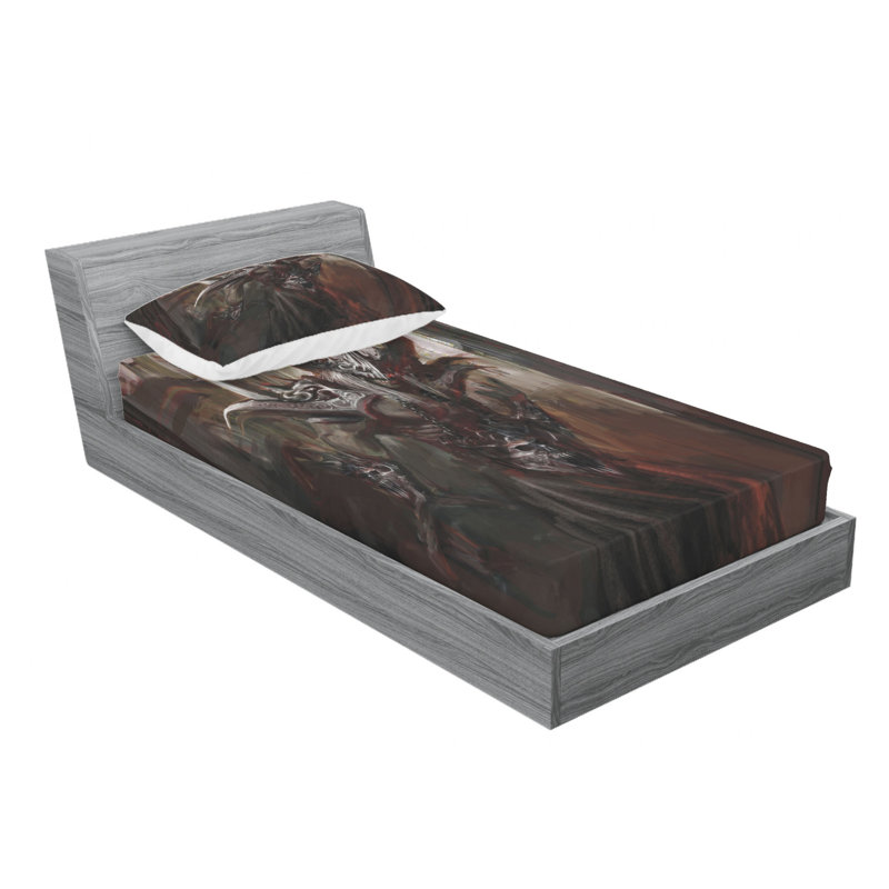 Microfiber Sheet Set, Twin Sheet Set with Fitted Sheet